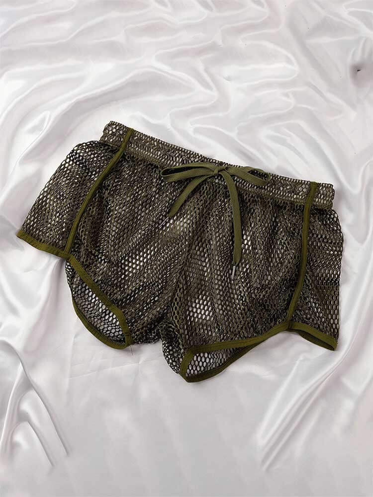 Men's Breathable Mesh Quick-Drying Casual T-Shirt Shorts