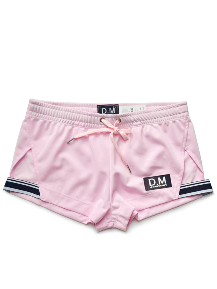 D.M Casual Low-waisted Drawstring Breathable Home Boxer Shorts