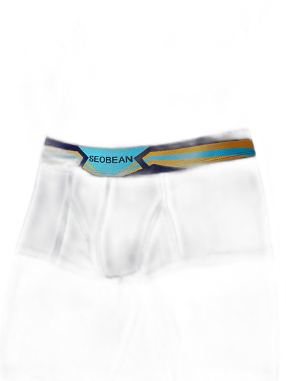 Men's Sport Splicing Lines Trunks