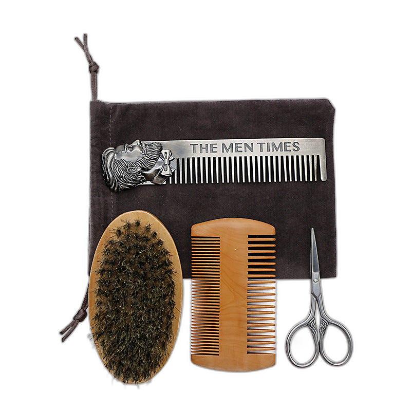 Wooden Beard Care Set