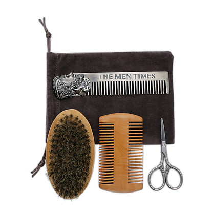 Wooden Beard Care Set