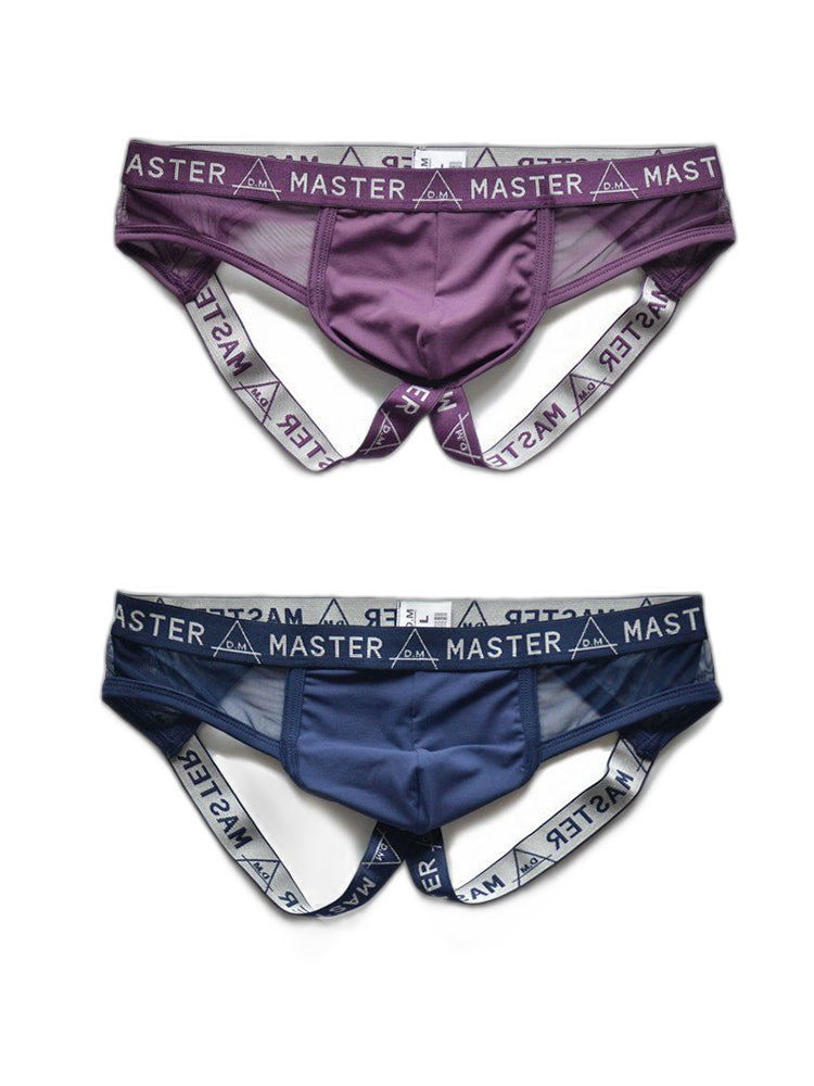 2 Pack Men's Low-Rise Sexy Double Strap Jockstrap