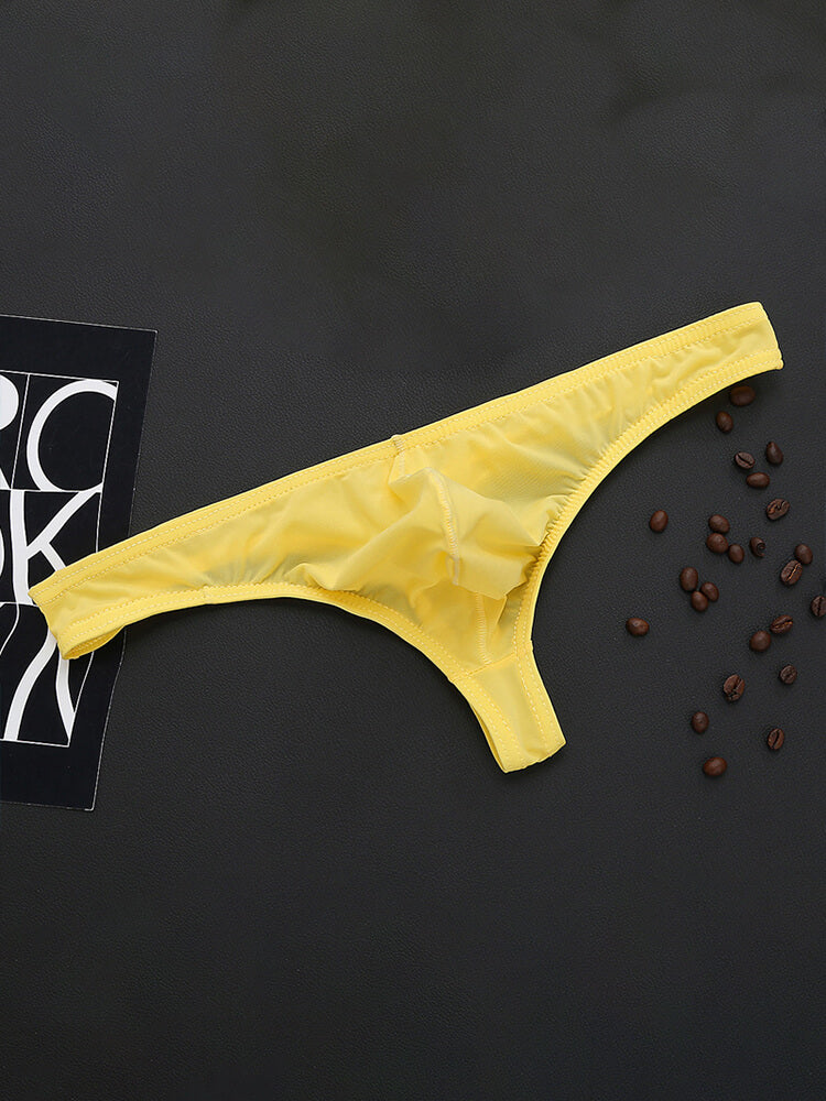 Men's Semi-Transparent Breathable Low-Rise Thong