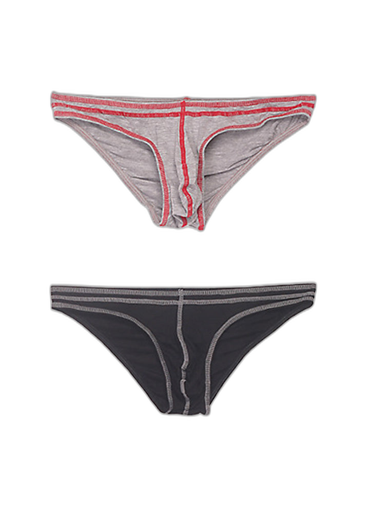 2 Pack Men's Sexy U Convex Pouch Bikini