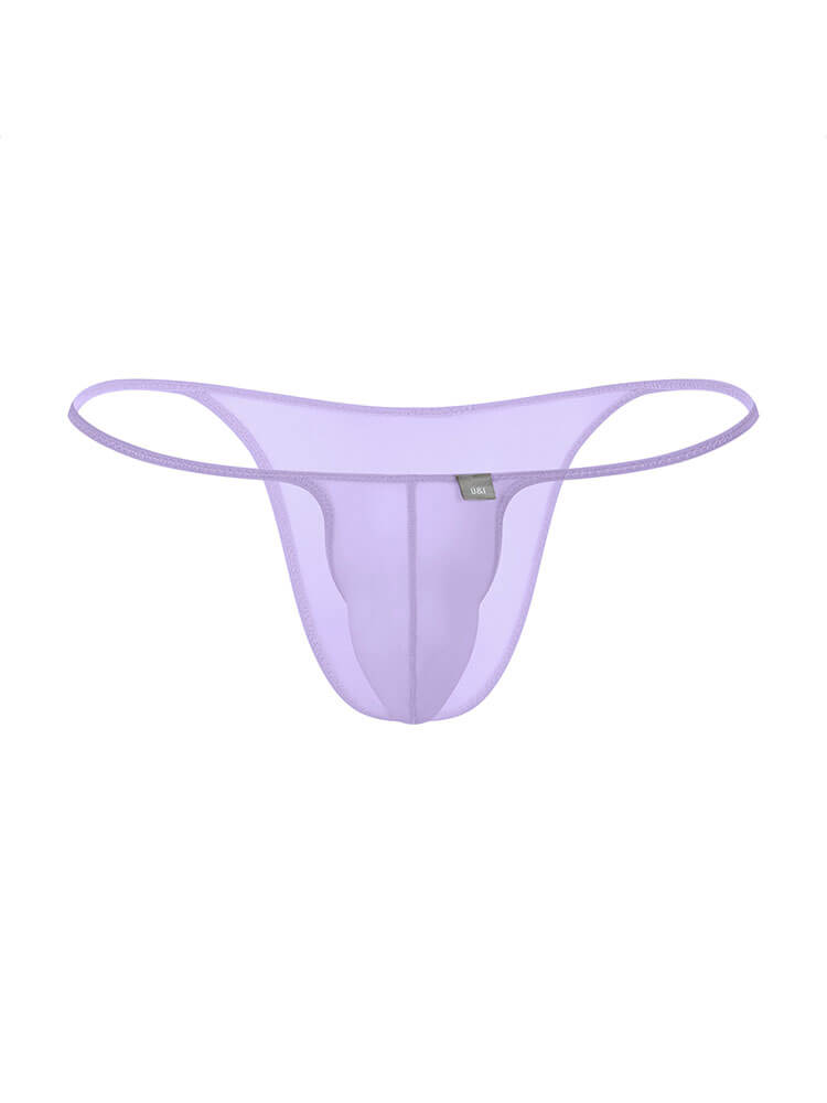Men's Sexy Low-Rise Prominent Pouch Thong