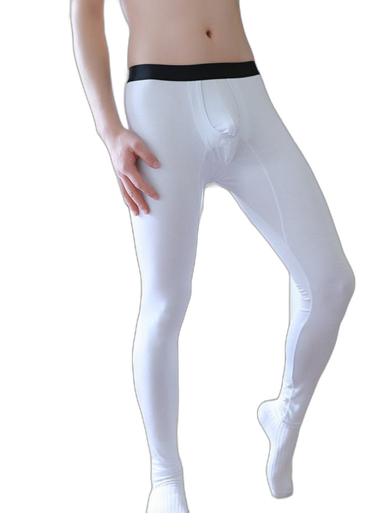 Men's Split-opening Pouch Thermal Pants