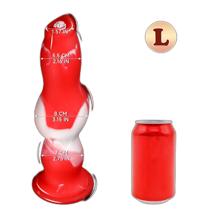 Peppermint Fury - Knot Dildo - Kanis Dildo - Butt Plug - 3 Sizes