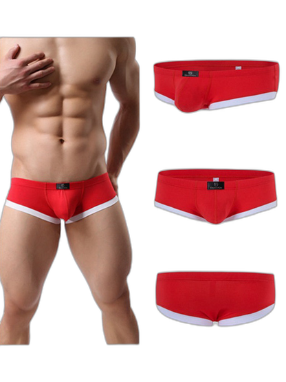 2 Pack Men's Ultra-Soft Modal Breathable Seamless Comfort Low-Rise Trunks
