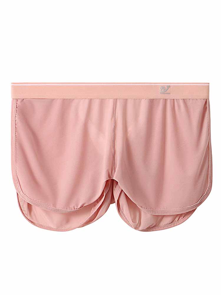 Men's Summer Ice Silk Mesh Pajama Pants Briefs