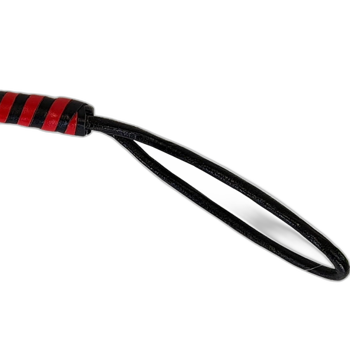 Prowler RED Heavy Duty Flogger Black Red