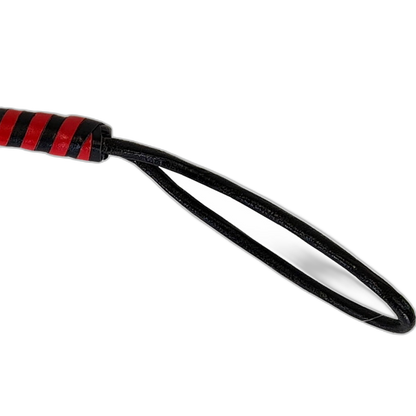 Prowler RED Heavy Duty Flogger Black Red