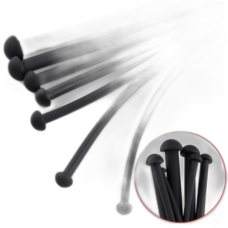 Smooth Silicone Urethral Sounding Set - 8 Pcs