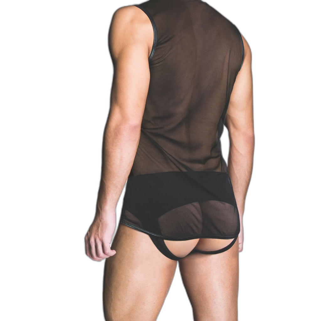 Prowler RED Mesh Vest Black