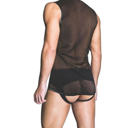 Prowler RED Mesh Vest Black