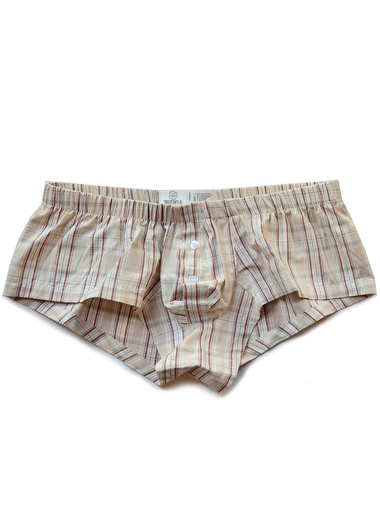 D.M Low Rise Breathable Home Boxer Briefs