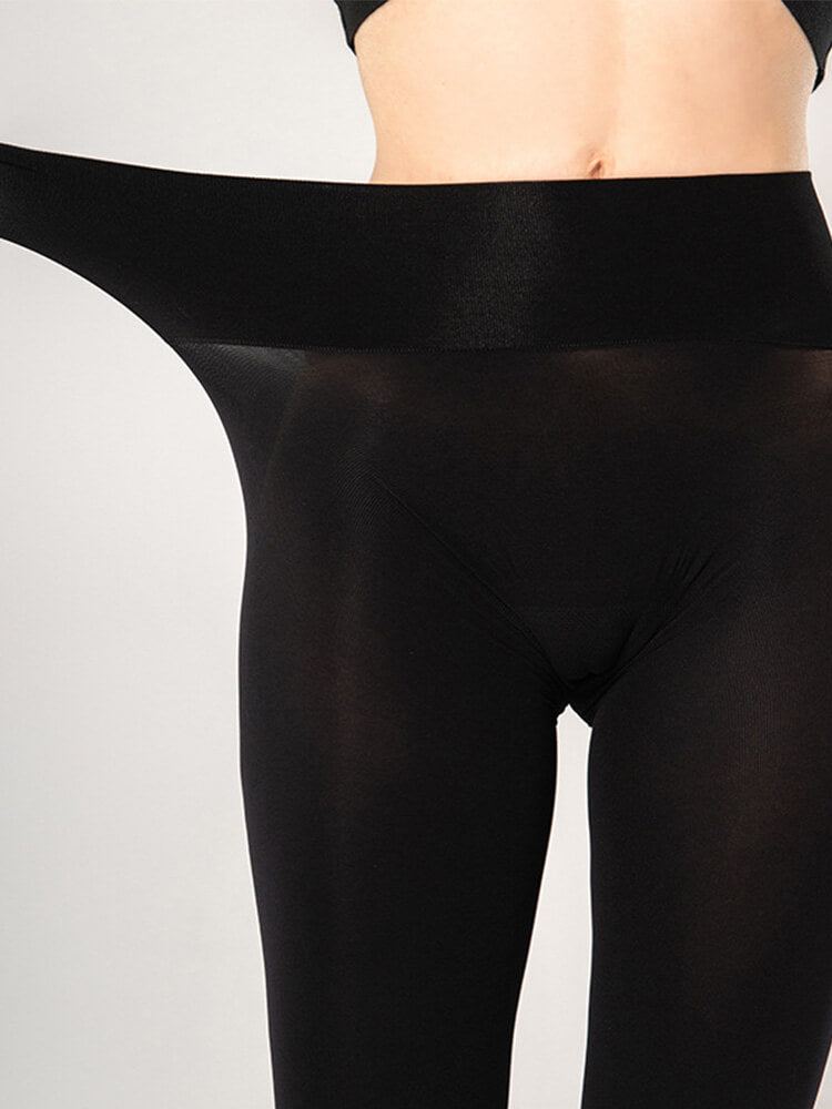 Sexy Seamless Deep-Crotch Velvet Pantyhose