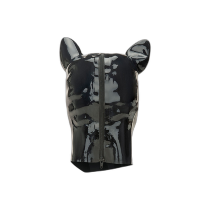 Prowler RED Latex Pig Hood Black