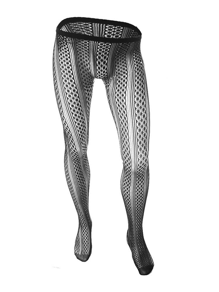 Men's Mesh See-Through Sexy Fishnet Stockings