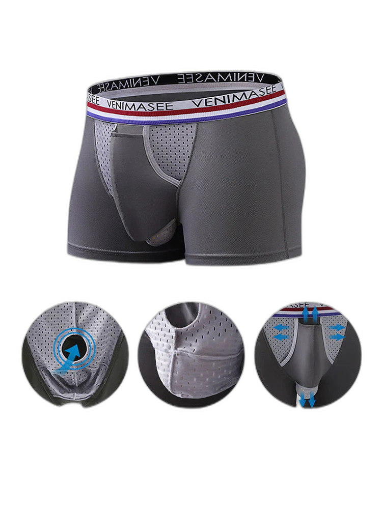 Men's Multi-function Up-pouch Boxer Briefs