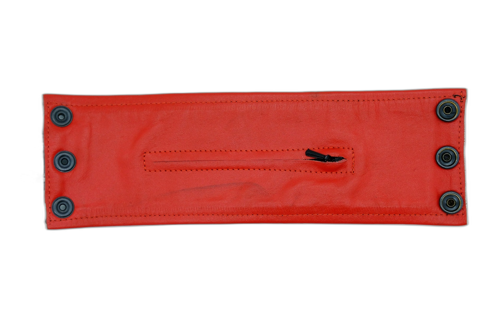 ruff GEAR Double Tone Leather Wrist Strap Wallet Red Black