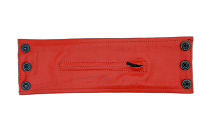 ruff GEAR Double Tone Leather Wrist Strap Wallet Red Black
