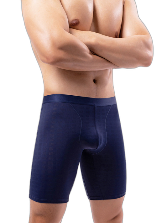 2 Pack Men’s Front Pouch Mesh Boxer Briefs