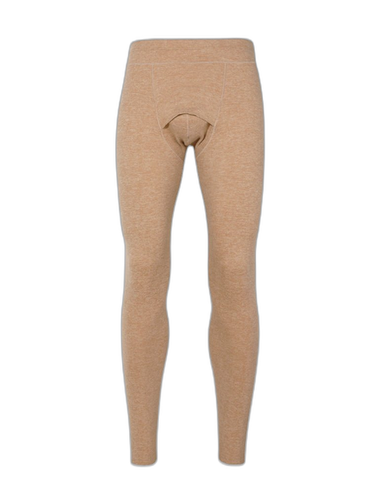 Men's Double-Sided Fleece Thickened Antibacterial Cotton Base Layer Thermal Bottoms
