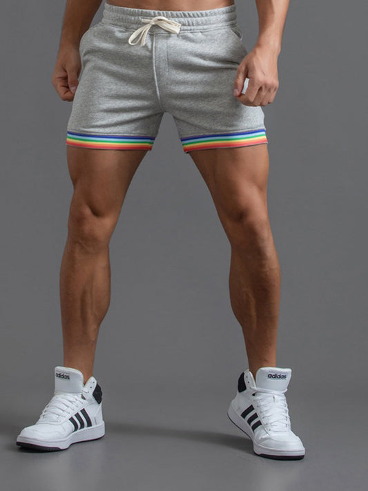 Men's Rainbow Cotton Shorts