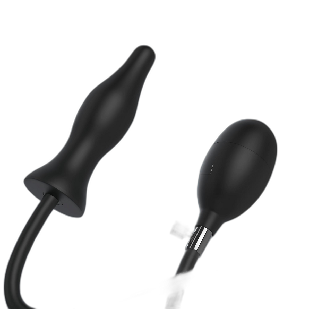 Spiral - Inflatable Butt Plug - Silicone Anal Plug