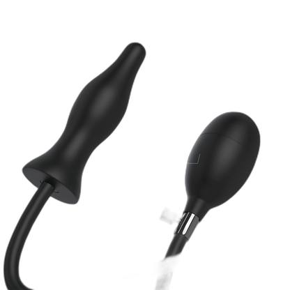 Spiral - Inflatable Butt Plug - Silicone Anal Plug