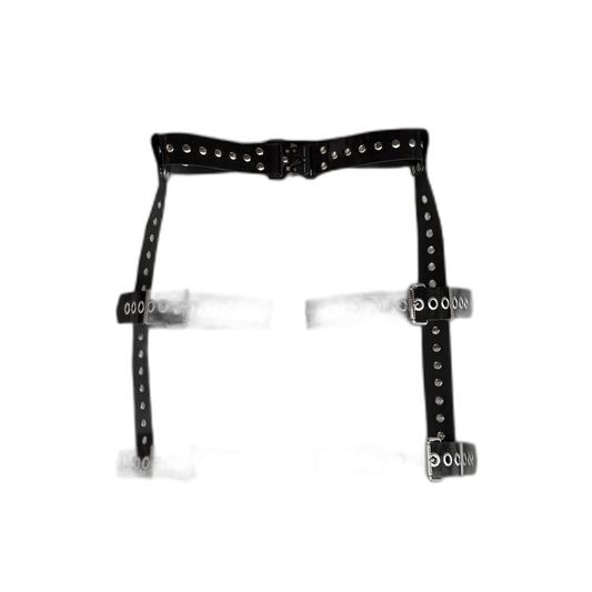Silicone Half Body Harness - Waist and thigh bands