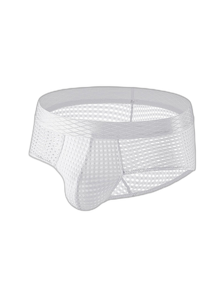 3 Pack Men's Quick-Dry Mesh Low-Rise Briefs