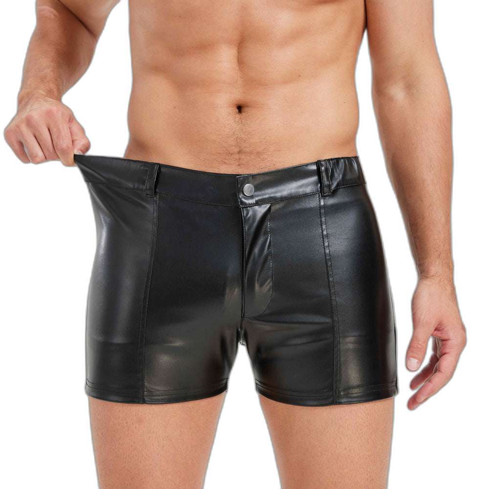 Midnight Patrol Leather Vest & Shorts