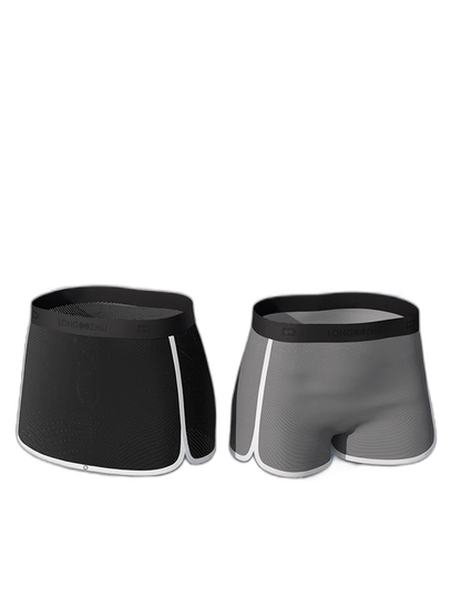 Men's  Button Casual U-Shaped Roman Skirt Dual-Purpose Arrow Pants Underwear