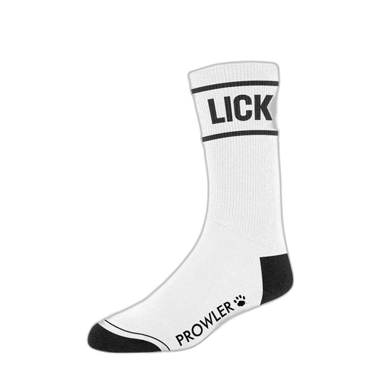 Prowler RED Lick Socks White Black