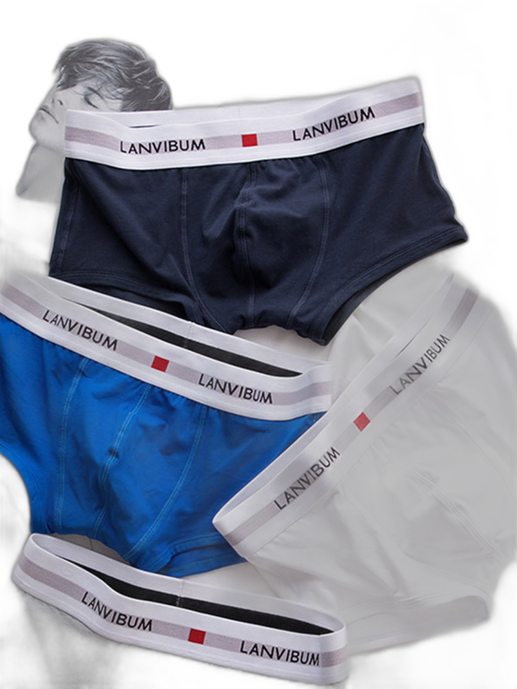 2 Pack Men's Breathable Big Pouch Trunks