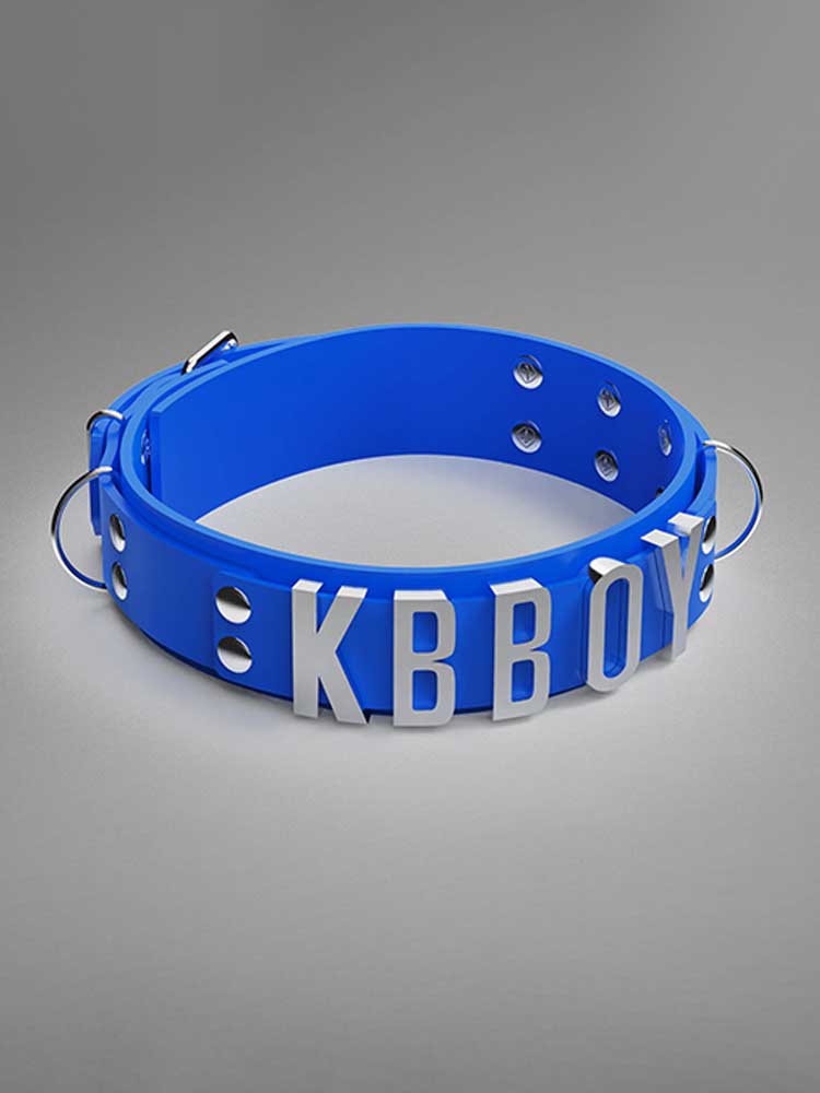 Unisex Custom Letter Silicone Choker Collar