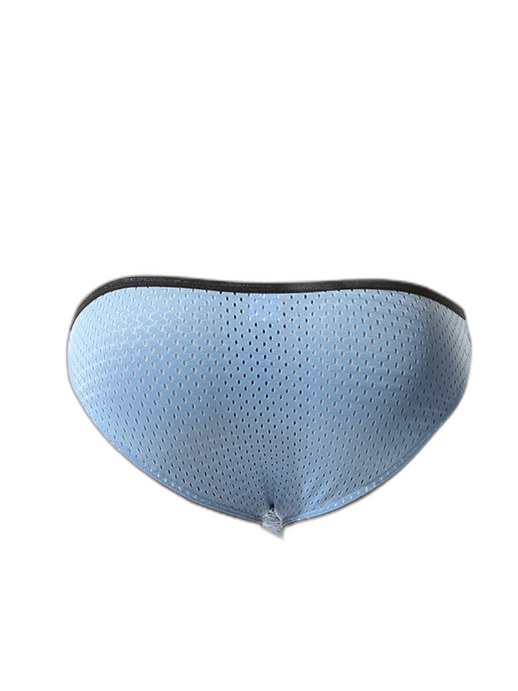 Men's Low-rise Mesh U-shaped Convex Pocket Sports Briefs