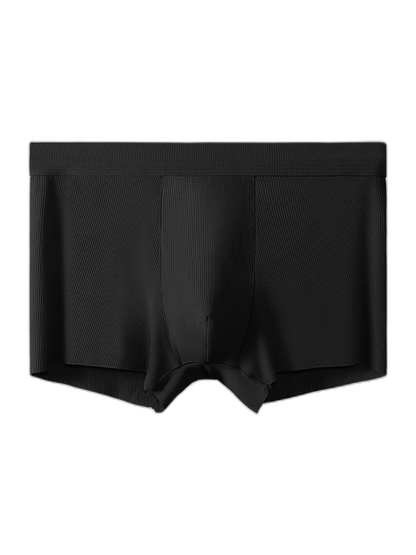 4 Pack Men's Ice Silk Seamless Trunks Underwear