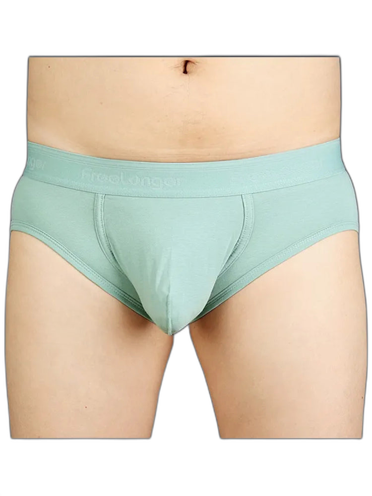 FreeLonger Men’s Microfibre Cotton Big Pouch Trunks