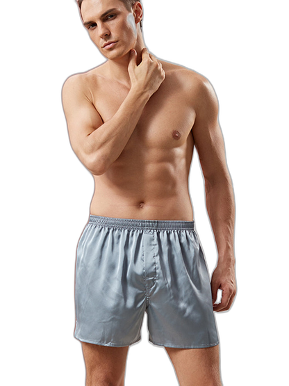 Men's Satin Loose Boxers Shorts