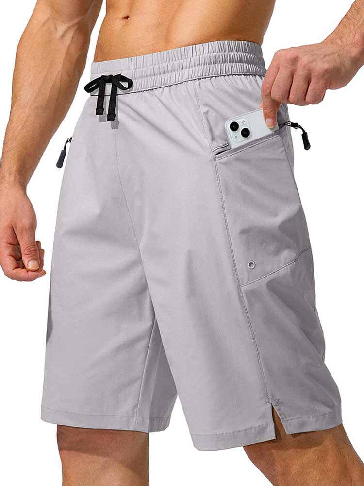 Men's Sexy Quick-Dry Solid Drawstring Beach Shorts