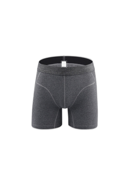 Men's Sport Anti-Chafing Cotton Boxer Briefs