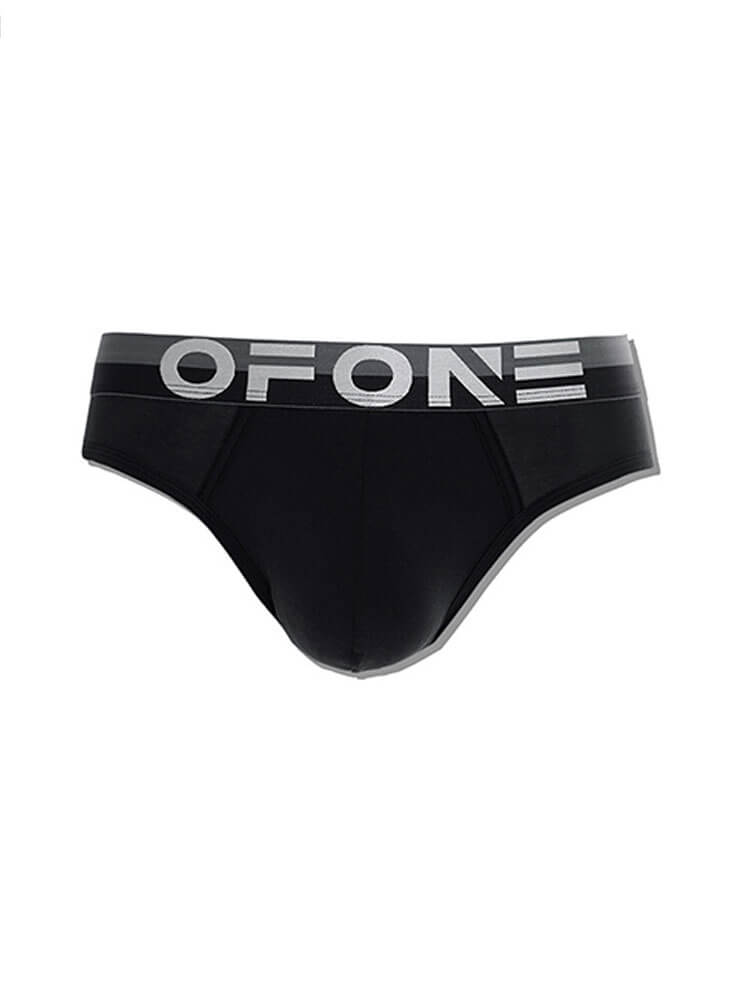 Men's Sexy Breathable Letter Print Lyocell Briefs