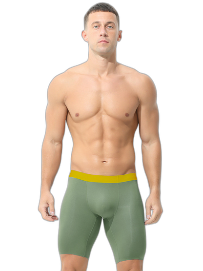 2 Pack Men's Active Flyless Boxer Briefs