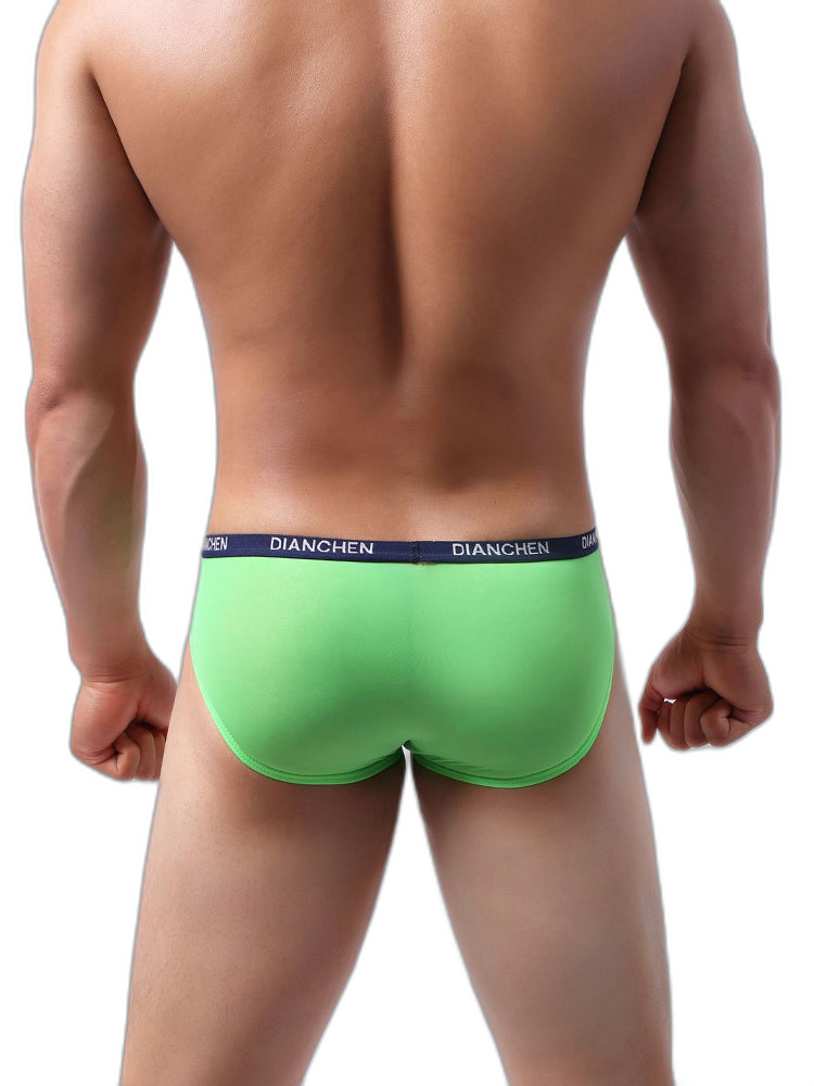 4 Pack Men's Ultra-Soft Ice Silk Briefs