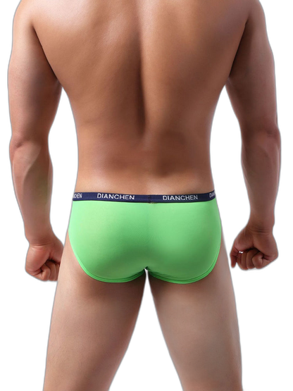 4 Pack Men's Ultra-Soft Ice Silk Briefs