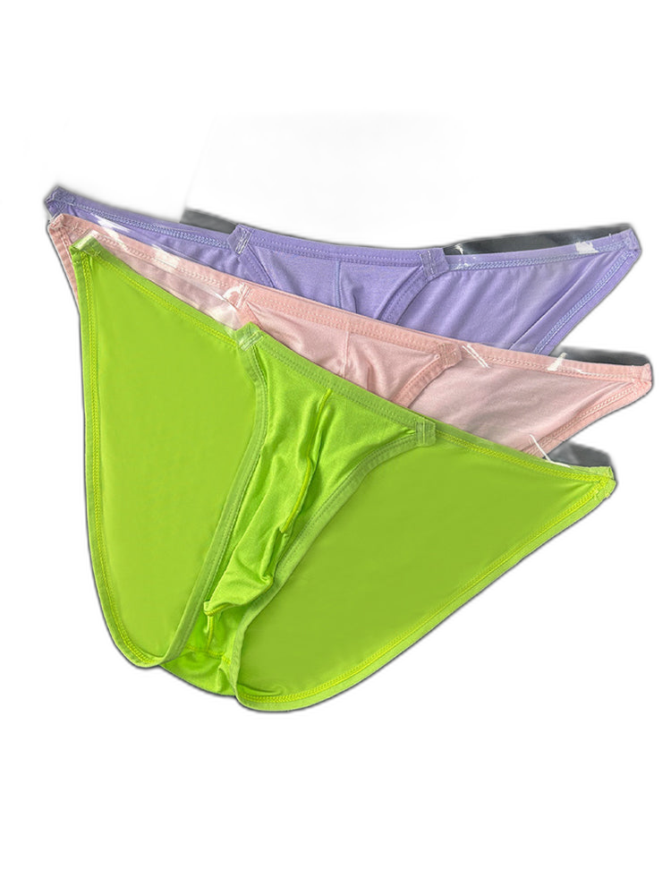 2 Pack Men's Breathable Low-Rise Ultra-Soft Modal Bikini