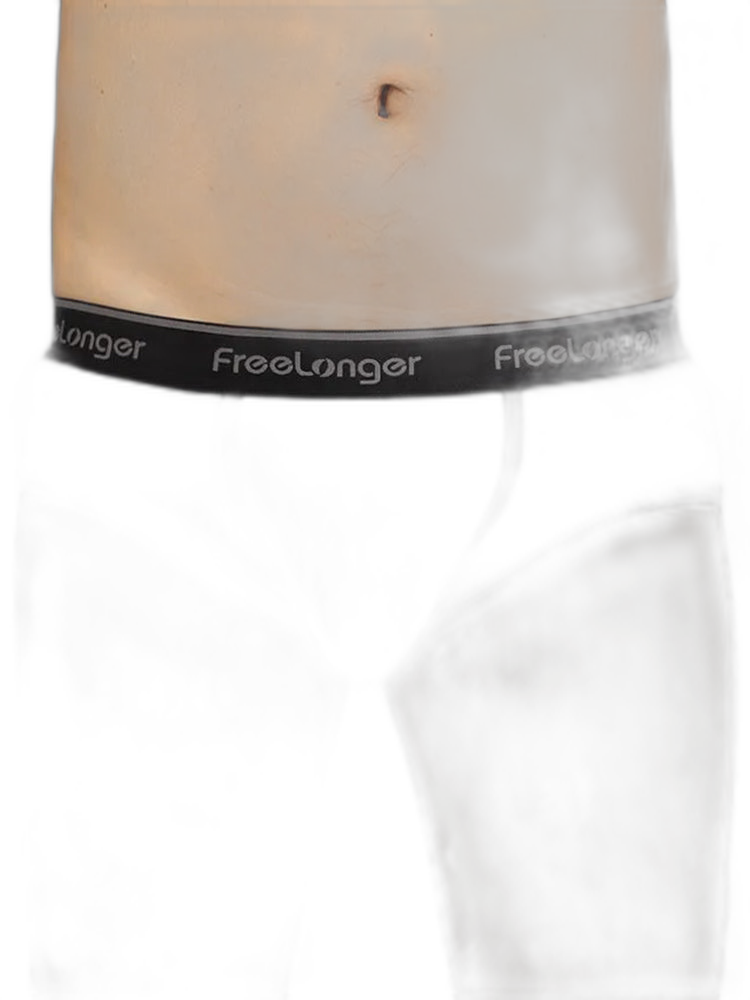 FreeLonger Men's Microfiber Covered Silky Touch Briefs