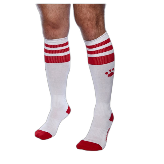 Prowler RED Football Socks White & Red